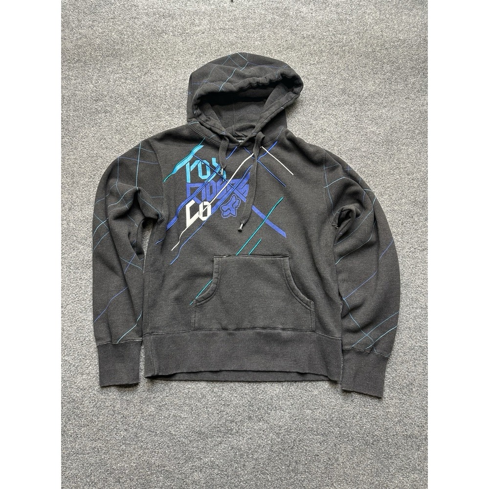 Fox Racing Hoodie Medium‎ Gray BMX Motocross Mens Long Sleeve